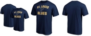 Fanatics Men's Navy St. Louis Blues Team Victory Arch T-shirt